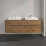 Villeroy & Boch Collaro Waschtischunterschrank 1600 x 548 x 500mm - Kansas Oak