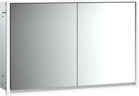 emco 979805119, emco loft Spiegelschrank Unterputz, 1200mm Aluminium/Spiegel