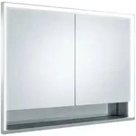 KEUCO Royal Lumos Wandeinbau-Spiegelschrank 1000 x 735 x 130mm - Silber Eloxiert