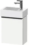 Duravit D-Neo Waschtischunterbau wandh&auml;ngend mit M&ouml;belgriff Diamantschwarz -...