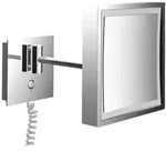 emco LED Rasier- und Kosmetikspiegel, Spiralkabel, mit beleuchtetem Touchsensor -