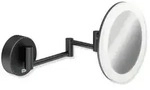 HEWI LED Kosmetikspiegel - schwarz matt