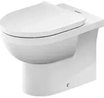 Duravit No.1 Stand-WC Rimless, Abgang waagerecht - Wei&szlig;
