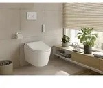 TOTO Washlet RW Auto Flush Dusch-WC Sitz mit silberner Leiste - wei&szlig;