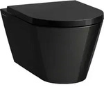 LAUFEN Kartell sp&uuml;lrandloses Wand WC mit Silent-Flush-Technologie - schwarz