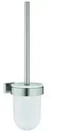 GROHE Essentials Cube Toilettenb&uuml;rstengarnitur - supersteel