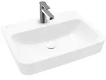 Villeroy & Boch O.Novo Einbau-/Aufsatz-Becken 600 x 460mm mit Hahnloch, ohne