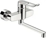 Hansa Clinica Einhebel-Wand-Waschtischmischer Aufputz, Ausladung 277mm - chrom