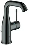 GROHE Essence Einhand-Waschtischbatterie M-Size mit Zugstangen-Ablaufgarnitur - hard