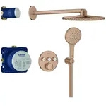 GROHE SmartControl Unterputz-Duschsystem warm sunset geb&uuml;rstet - warm sunset