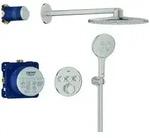 GROHE SmartControl Unterputz-Duschsystem sUnterputzersteel - supersteel