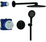GROHE SmartControl Unterputz-Duschsystem Phantom Black - Phantom Black
