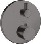 Axor 38720340, Axor Uno&sup2; Thermostat Unterputz brushed black chrome