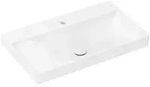 Hansgrohe Xelu Q Waschtisch mit Hahnloch 800mm ungeschliffen, wandh&auml;ngend -...