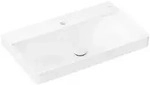 Hansgrohe Xelu Q Waschtisch mit Hahnloch 800mm ungeschliffen, wandh&auml;ngend -...