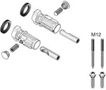 LAUFEN Bodenbefestigung M12 - wei&szlig;