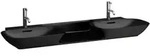 LAUFEN INO Wand-Doppelwaschtisch 1420 x 450mm - schwarz matt