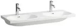 LAUFEN Lua Doppel-Waschtisch unterbauf&auml;hig 1200 x 460mm - wei&szlig; LCC