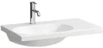 LAUFEN Lua Waschtisch unterbauf&auml;hig 750 x 460mm, Ablage rechts - wei&szlig;