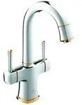 GROHE Grandera Einhand-Waschtischbatterie chrom/gold - chrom/gold