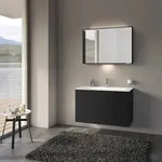 KEUCO X-Line Waschtischunterbau 1000 x 605 x 490mm - vulkanit