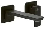 Villeroy & Boch Subway 3.0 Einhebel-Waschtischarmatur Wandmontage - schwarz matt