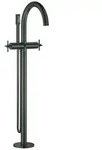 GROHE Atrio freistehende Wannenbatterie hard graphite geb&uuml;rstet - hard graphite