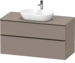 Duravit D-Neo Konsolenwaschtischunterbau mit M&ouml;belgriff Diamantschwarz -...