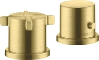 Axor 36412950, Axor Citterio E 2-Loch Wannenrandarmatur brushed brass