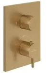 Villeroy & Boch Conum Unterputz Thermostat mit Zweiwege-Mengenregulierung - brushed
