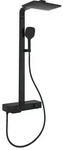 Villeroy & Boch Infinity Showers Duschsystem mit 4 Funktionen - schwarz matt
