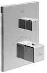 Villeroy & Boch Mettlach Unterputz-Thermostat mit Einwege-Mengenregulierung - chrom