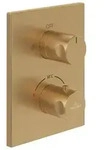 Villeroy & Boch Unterputz-Thermostat mit Zweiwege-Mengenregulierung - brushed gold