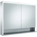 KEUCO Royal Lumos Aufputz-Spiegelschrank 1000 x 735 x 130mm - Silber Eloxiert