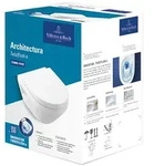 Villeroy & Boch Architectura Tiefsp&uuml;l-Wand-WC Combi-Pack, sp&uuml;lrandlos - wei&szlig;