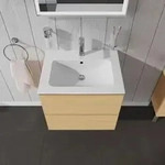 Duravit L-Cube Waschtischunterbau LC6240 f&uuml;r Me by Starck Waschtisch - Eiche Natur