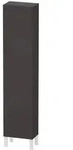 Duravit L-Cube Hochschrank LC1170L 400x1760x243mm - Graphit supermatt