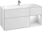 Villeroy & Boch Finion Waschtischunterschrank 1196 x 591 x 498mm - white Matt