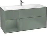 Villeroy & Boch Finion Waschtischunterschrank mit Wandbeleuchtung, 1196 x 591 x