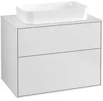 Villeroy & Boch Finion Waschtischunterschrank 800 x 603 x 501mm, Abdeckplatte wei&szlig;