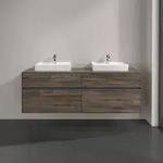 Villeroy & Boch Collaro Waschtischunterschrank 1600 x 548 x 500mm - Stone Oak
