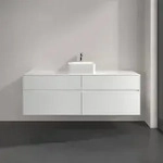 Villeroy & Boch Collaro Waschtischunterschrank 1600 x 548 x 500mm - Glossy White