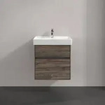 Villeroy & Boch Collaro Waschtischunterschrank 554 x 546 x 444mm - Stone Oak