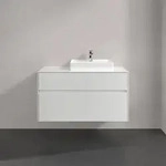 Villeroy & Boch Collaro Waschtischunterschrank 1000 x 548 x 500mm - Glossy White