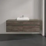 Villeroy & Boch Collaro Waschtischunterschrank 1600 x 548 x 500mm - Stone Oak