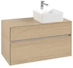 Villeroy & Boch Collaro Waschtischunterschrank 1000 x 548 x 500mm - Nordic Oak