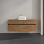 Villeroy & Boch Collaro Waschtischunterschrank 1400 x 548 x 500mm - Kansas Oak
