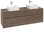 Villeroy & Boch Collaro Waschtischunterschrank 1600 x 548 x 500mm - Arizona Oak