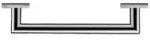 Duravit Karree Wannengriff - chrom