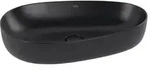 Villeroy & Boch Antao Aufsatzwaschbecken 650 x 400mm - Pure Black CeramicPlus